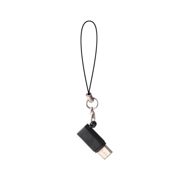 MUVIT Micro USB / Type C Adapter med Tether - Svart