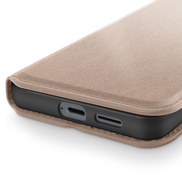 Etui för Samsung S25 Edge Klippfickor och Videostöd Guld Gul