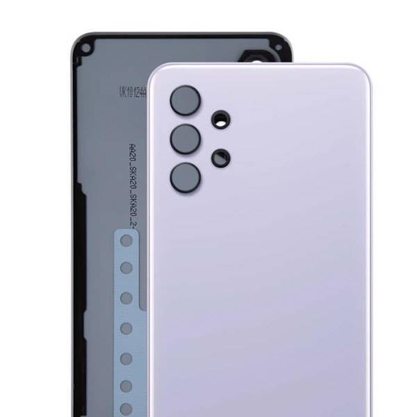 Cache Batteri - Samsung - Galaxy A32 5G - Lavendellila - Reservdel - Inbyggt Lim Lavendel lila