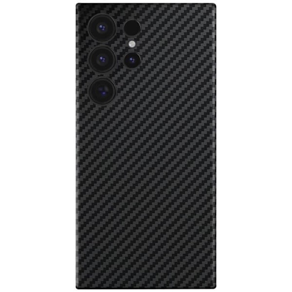 Coque för Samsung Galaxy S25 Ultra Original Samsung Kolfiber Effekt Svart Svart