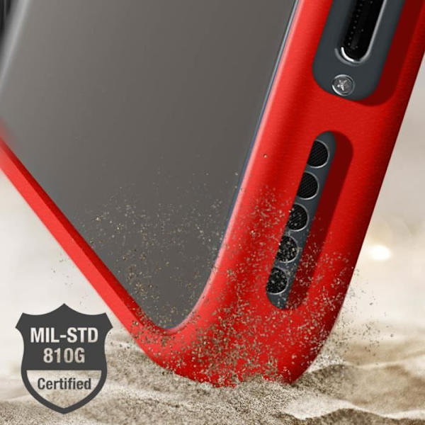 Skyddsskal - Rhinoshield - Mod NX - Röd - Stötsäker - Ultra-tunn 3mm Röd