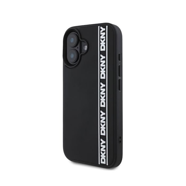 Coque för Apple iPhone 16 Edition 3D Gummi Repeat Ultra-Chic DKNY Svart Svart