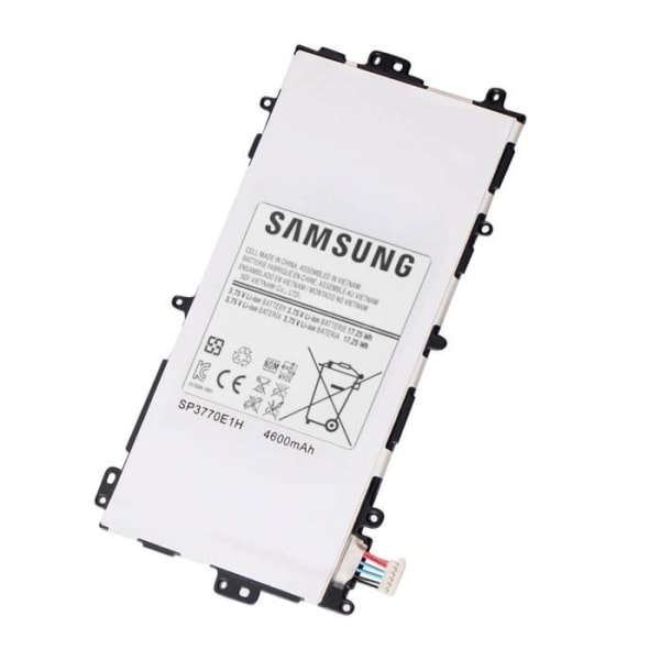 Internt batteri - AVIZAR - Galaxy Note 8.0 - 4600mAh - Lithium Ion - Hvid