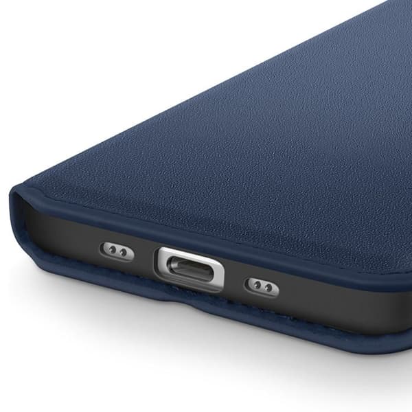 Folio Etui - AVIZAR - iPhone Air - Kortholder - Støttefunktion - Mørkeblå Blå