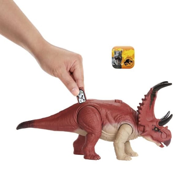 Jurassic World Figurine - Diabloceratops Sound - MATTEL - 26cm - Flerfarvet Flerfärgad