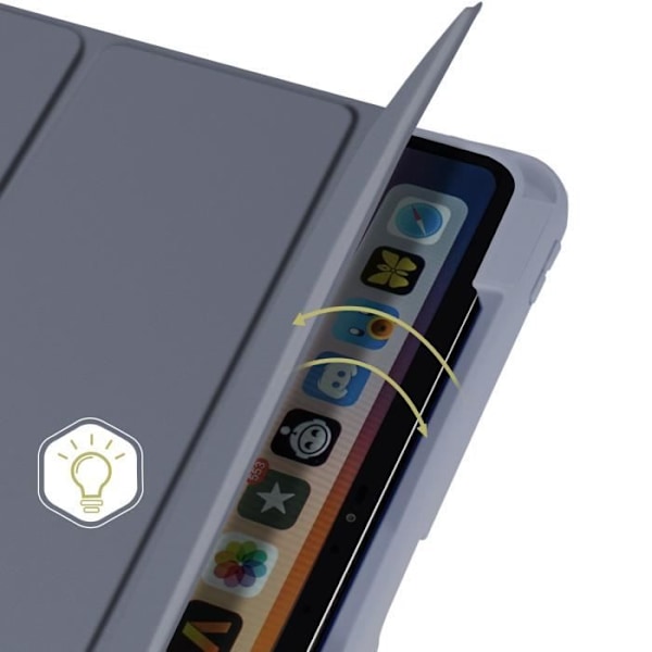 Skal för iPad Pro 11 2024 Video Support / Tangentbord Sleep Lavender Grey