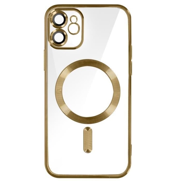 MagSafe iPhone 11 Case Silicone Gold Magsafe Suojakuori