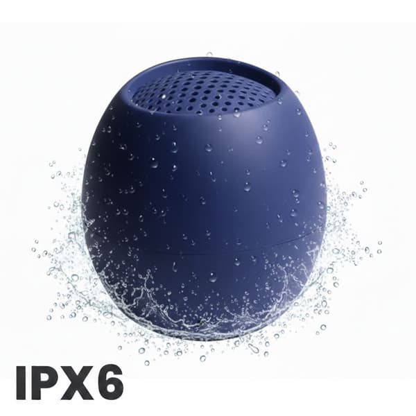 Mini Trådlig Högtalare TWS Bluetooth Collection Zero Ocean Vattentät IPX6 Boompods Marinblå Blå