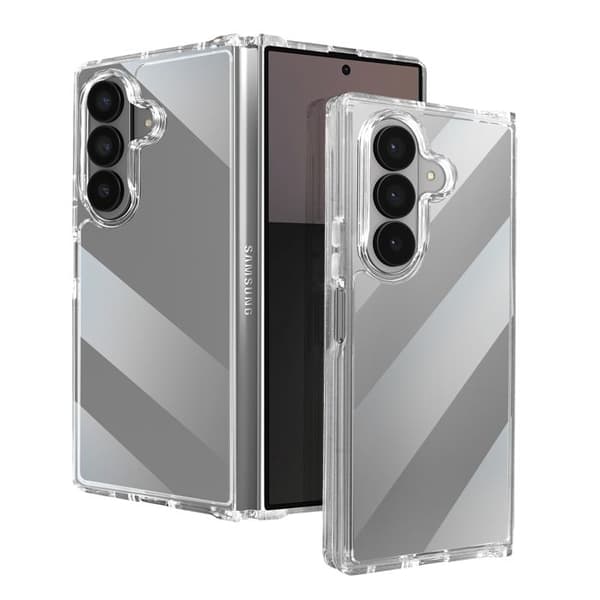 Skal - AVIZAR - Galaxy Z Fold 7 - Stötresistent skydd - Transparent - Elegant Vit