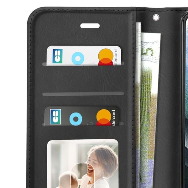 Pungetui til Samsung Galaxy S21 med håndledsrem Mayaxess Sort Svart