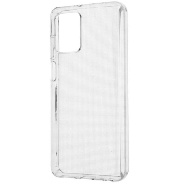 AVIZAR mjukt skyddsfodral för Motorola Moto G73, transparent, enkel och snabb installation Vit
