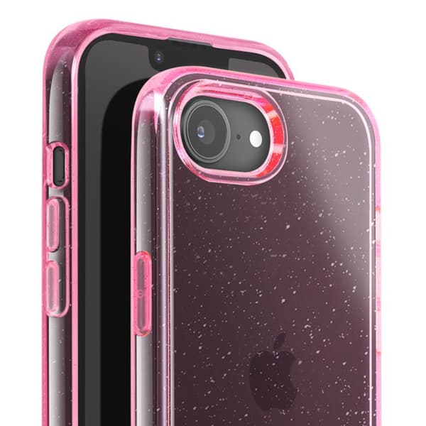 Coque - Glamour - iPhone 16e - Glimmer - Stødbeskyttelse - Letvægtsdesign Rosa