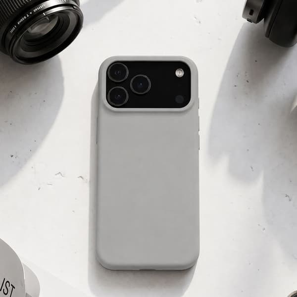 MagSafe-kuori iPhone 17 Pro Maxille, silikonia, Velvet Smoothie Tactical -harmaa Grå