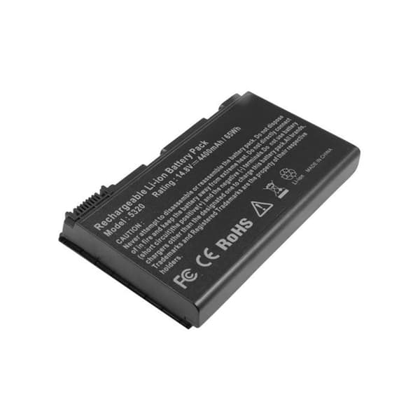 Li-ion batteri - AVIZAR - Acer Extensa 5120 - 4400mAh - 14.8V - Sort Svart