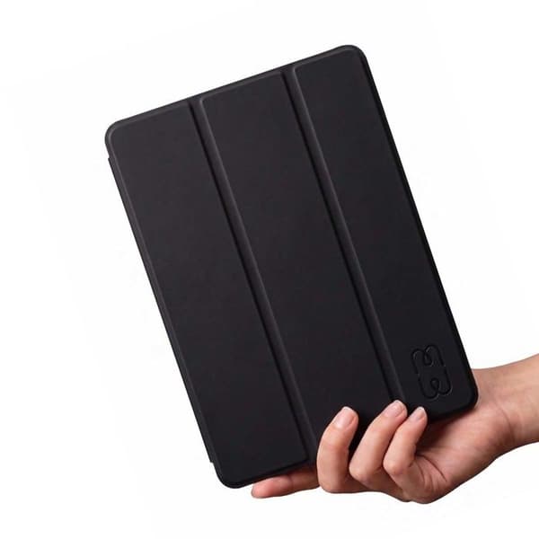 iPad Pro 11 tommer 2018 Soft Touch Cover med Støttefunktion MW Sort Svart