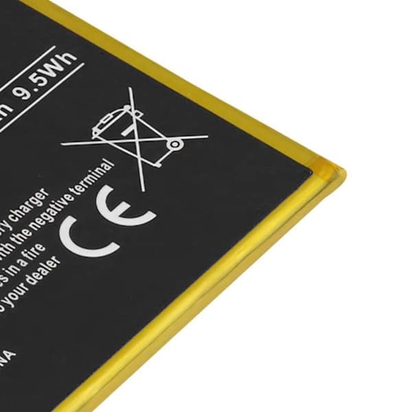 Batteri - AVIZAR - ZTE V8 Lite - 2500mAh - 3,8V - Li-Polymer - Sort Svart