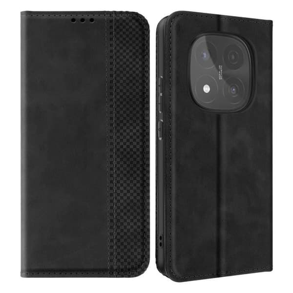 Smartphone-etui - Xiaomi - Redmi Note 14 Pro/Pro Plus - Pung - Støtte - Sort Svart