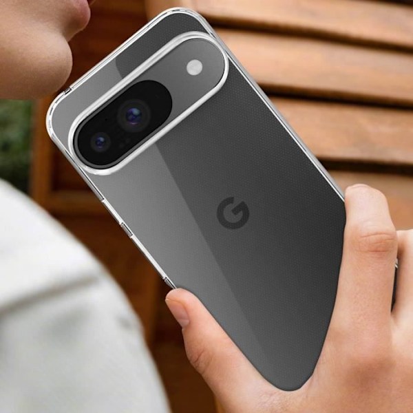 Coque - Mayaxess - Google Pixel 9/9 Pro - Silikone Blød - Transparent - Let Design Transparent