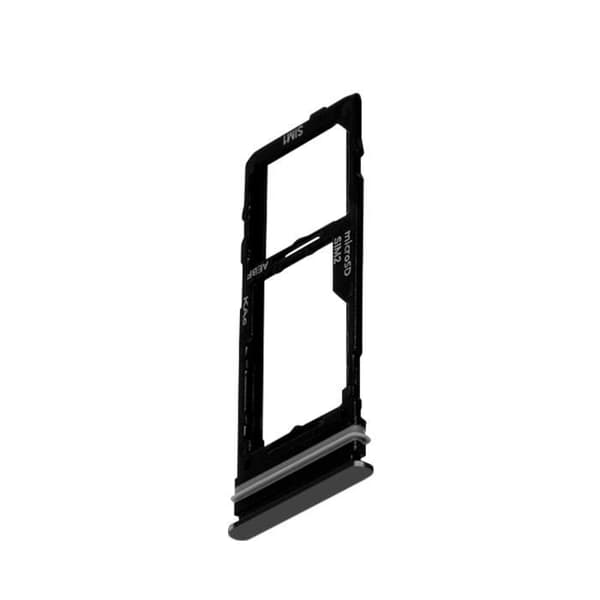 SIM kort skuffe - Samsung - Galaxy A52/A72 - Sort - 1x Nano SIM - 1x Micro SD Svart