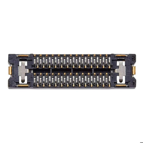 FPC-stik til iPhone 16 Pro / 16 Pro Max LCD-skærm 52 ben sort Svart
