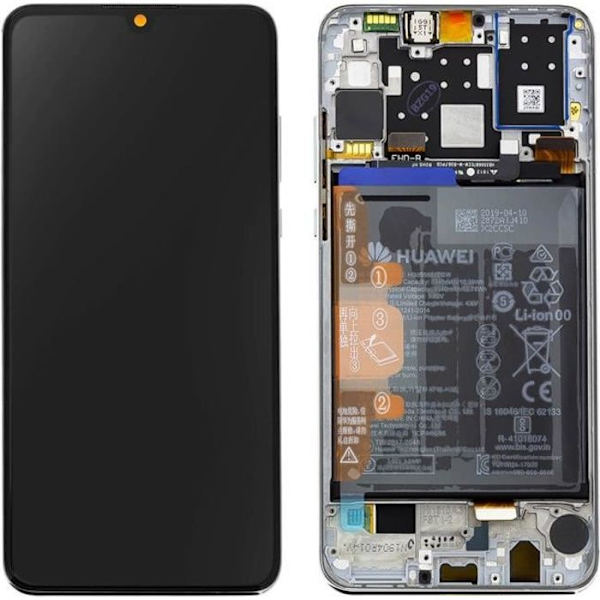 Komplett Block - Huawei - P30 Lite - LCD Touchscreen - 3340 mAh Batteri - Original Vit Vit
