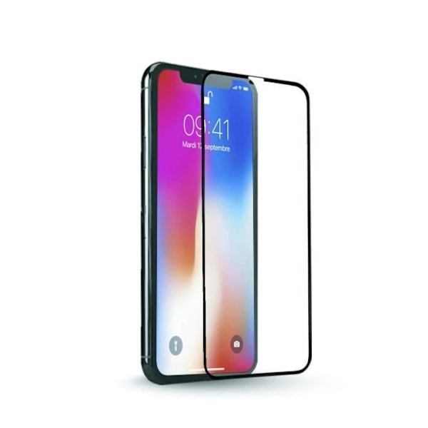 Hærdet glas - Muvit - Tiger Glass Plus - Fuldlim - Apple Iphone 11 - Hvid hvid