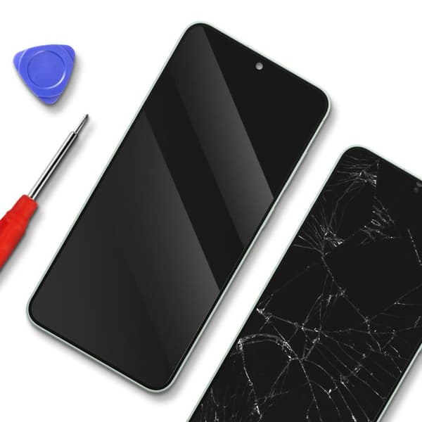 Fuldskærm AMOLED til Galaxy S25 Plus Service Pack med Samsung Lys Grøn Chassis Grön