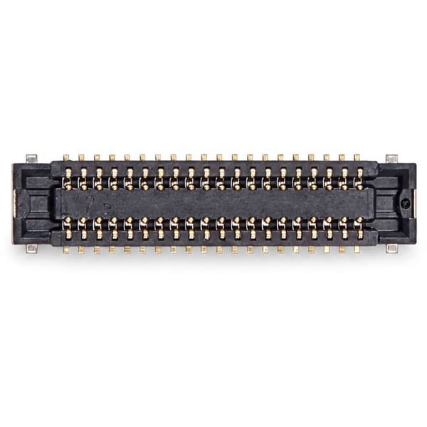 FPC LCD connector til Samsung Galaxy A14 5G / A05 40 pins Sort / Guld Svart