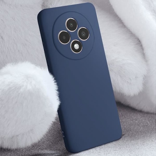 Coque - ILMOITTAA - Oppo Reno 12F - Puolijäykkä - Pehmeä kosketus - Jälkiä estävä - Yösininen Blå