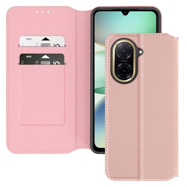 Etui för Xiaomi Redmi A5 Klump Plånbok och Videostöd Roséguldig Rosa