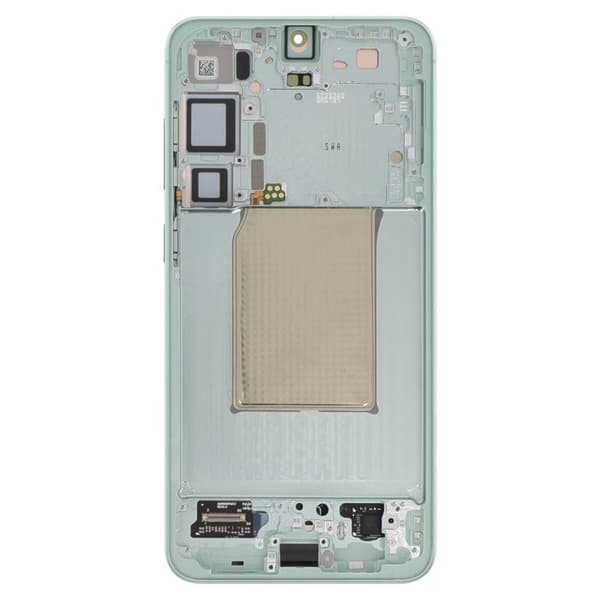 Fuldskærm AMOLED til Galaxy S25 Plus Service Pack med Samsung Lys Grøn Chassis Grön