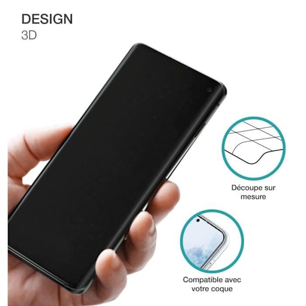 Skærmbeskytter til Xiaomi 14 Pro i 2.5D hærdet glas med SmartFrame BigBen Connected Transparent Transparent