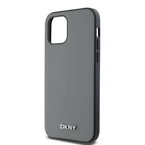 Tyylikäs MagSafe-kuori iPhone 12 / 12 Pro DKNY-logolla, harmaa Grå
