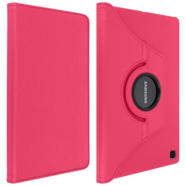 Galaxy Tab A7 10.4 2020 etui - AVIZAR - 360° roterende stativ funktionscover - Fuschia Pink Fuschia rosa