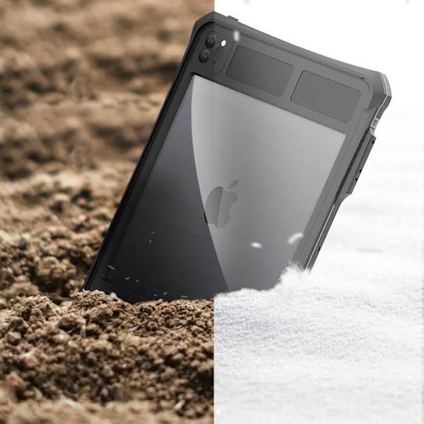 Redpepper Apple iPad Pro 11 M2 2022 vedenpitävä kotelo läpinäkyvä