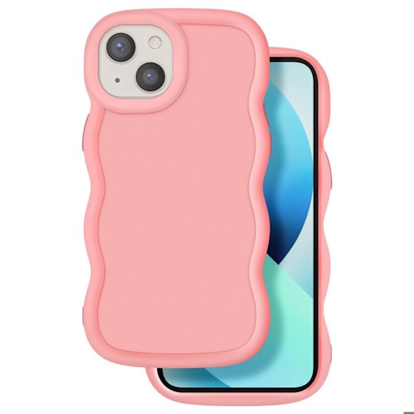 iPhone 13 Silikoninen Iskunvaimennuskuori Candy Rose -sarja Rosa