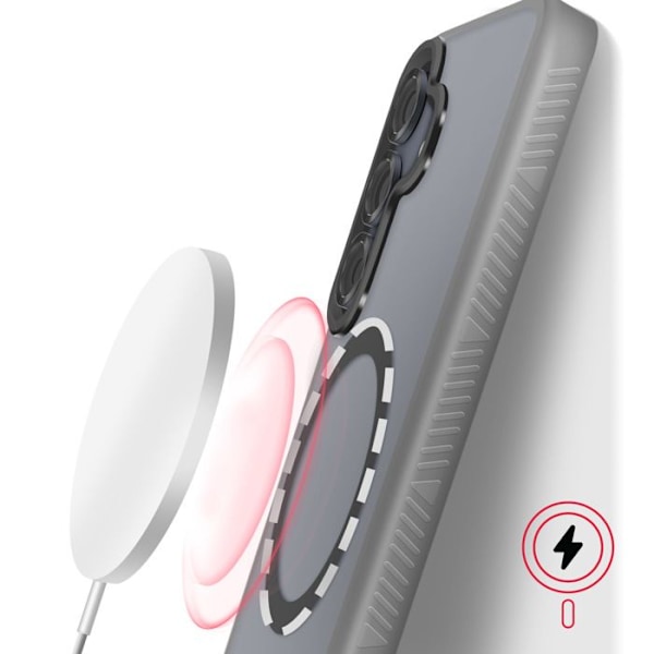 Coque MagSafe til Samsung Galaxy S25 F-Beskyttelse Forcell Sort Svart
