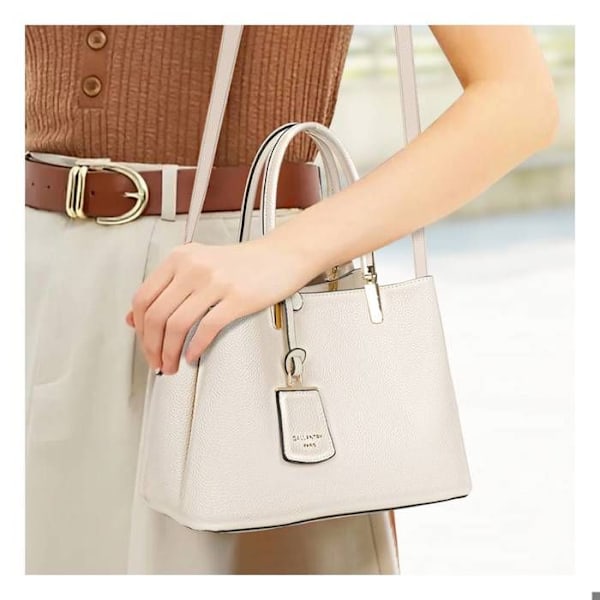 Handväska - Gallantry - Tote - Beige - Axelled - Dragkedja Beige