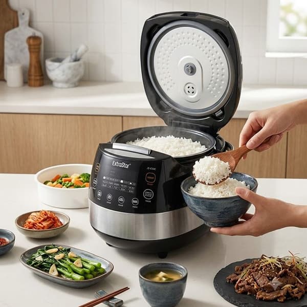 Elektrisk Multikoger og Touch Risekoger med 10 Programmer 5L 900W Sort Svart