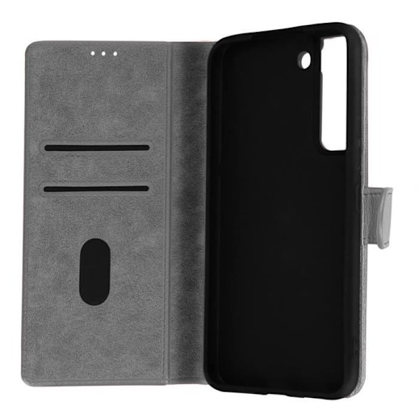 Samsung Galaxy S22 etui - AVIZAR - Pungcover - Standerfunktion - Grå grå