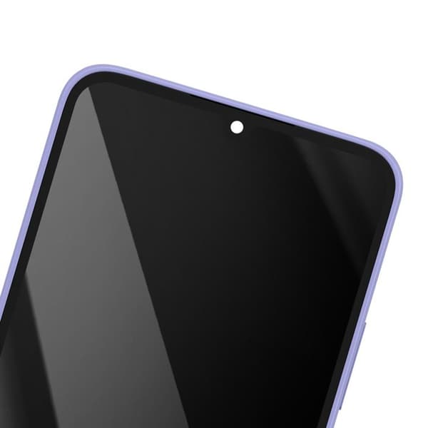 Komplet Soft OLED Erstatningsskærm til Galaxy A34 5G med Lilla Ramme Violett