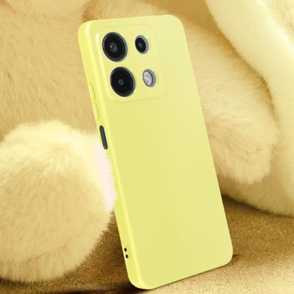 Etui til Xiaomi Redmi Note 13 Pro 4G Soft-touch Anti-fingeraftryk Gul Gul