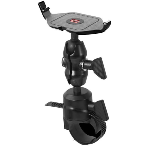Cykelstøtte - CROSSCALL - Serie X-BIKE - Styrmontering 20-45mm - Indbyggede magneter Svart