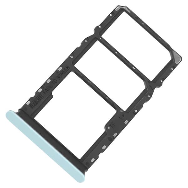 Erstatningsskuffe - AVIZAR - Xiaomi Redmi A5 - Lyseblå - 2 nano SIM-kort - 1 micro SD-kort Blå
