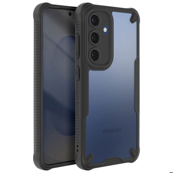 Coque Antichoc til Samsung Galaxy S25 Mat bagside Anti-fingeraftryk Sort Svart