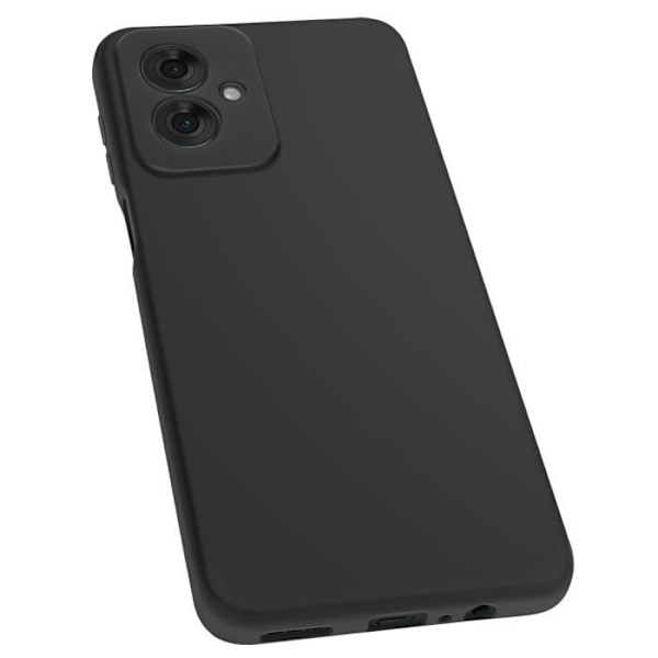 Coque för Motorola Moto G55 Semi-rigid Soft-touch Anti-spår Svart Svart