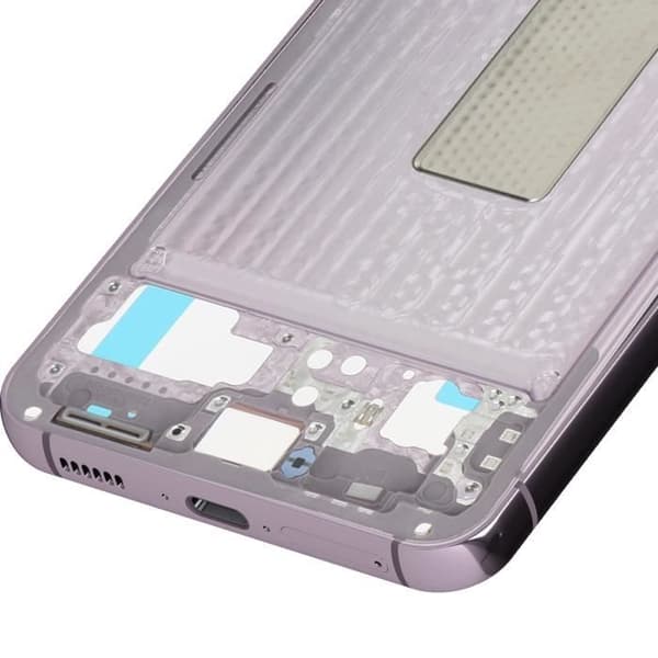 Central Chassis Reservedel til Samsung S23 Original Service Pack Samsung Lavendel
