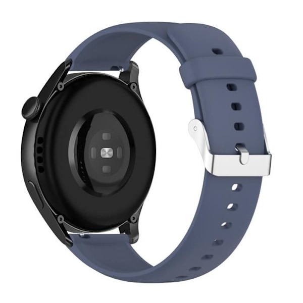 Rannekoru Huawei Watch 3 Prolle - AVIZAR - Pehmeä silikoni sininen - Leveys 22mm Blå