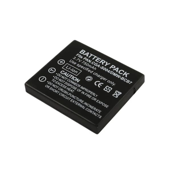 Batteri 750mAh Kamera til Panasonic Lumix DMC-FX2 3,7V Li-ion
