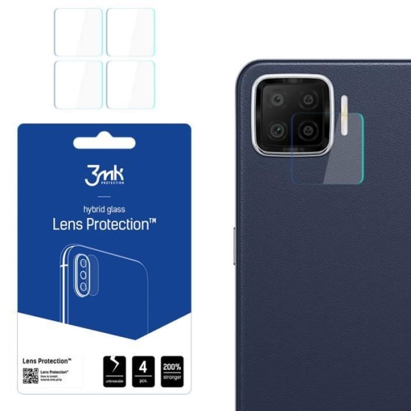 Paket med 4 3MK Oppo A73 linsskydd - genomskinliga - TU